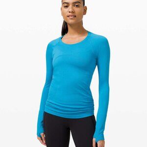 NWT Lululemon Swiftly Tech Long Sleeve T-Shirt Turquoise Tide